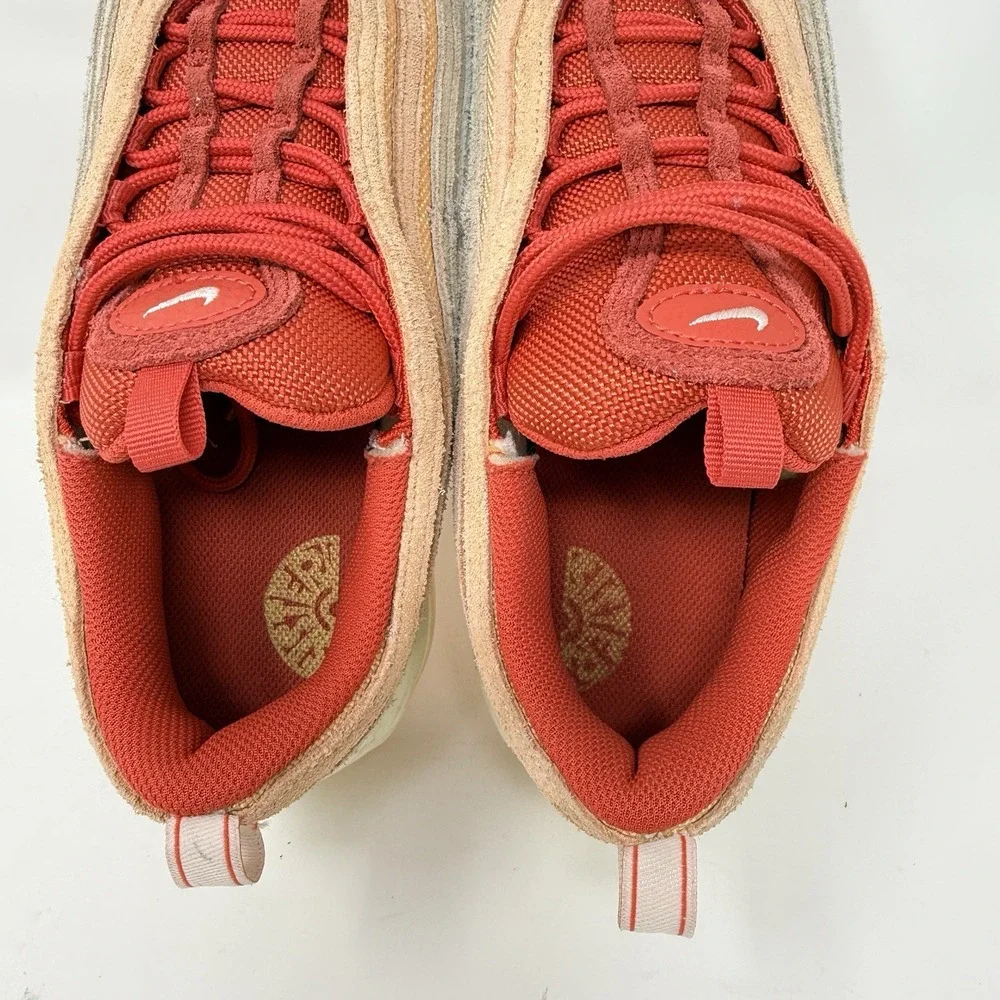 Nike Air Max 97 Sisterhood DM8943-700 Women's 9 Sneakers Orange Chaulk Cashmere